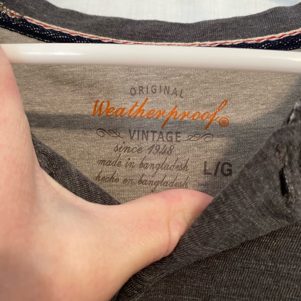 SOLD Men’s Weatherproof Henley